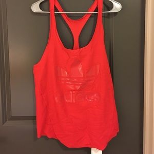 Adidas Red Racerback Tank