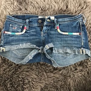 hollister jean shorts