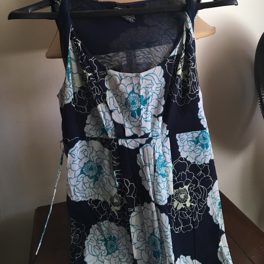 Sleeveless sheer top
