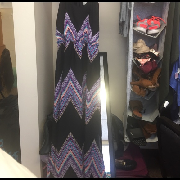 Colorful Rue 21 Chain/spaghetti strap maxi dress - Picture 2 of 4