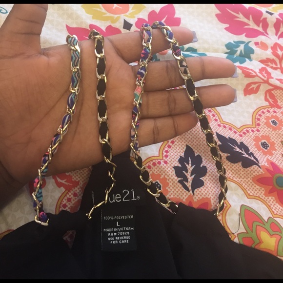 Colorful Rue 21 Chain/spaghetti strap maxi dress - Picture 4 of 4