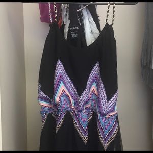 Colorful Rue 21 Chain/spaghetti strap maxi dress