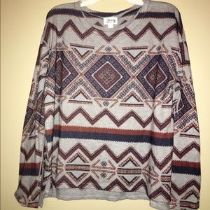 Modcloth Aztec-style lightweight sweater