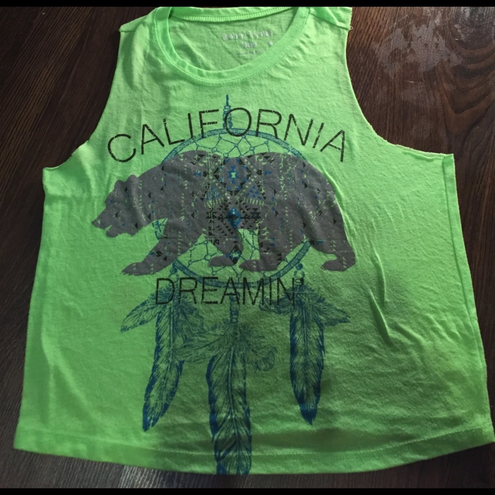 💜 NEON GREEN CROP TOP