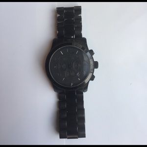 Michael Kors Men's Black Chronograph Watch