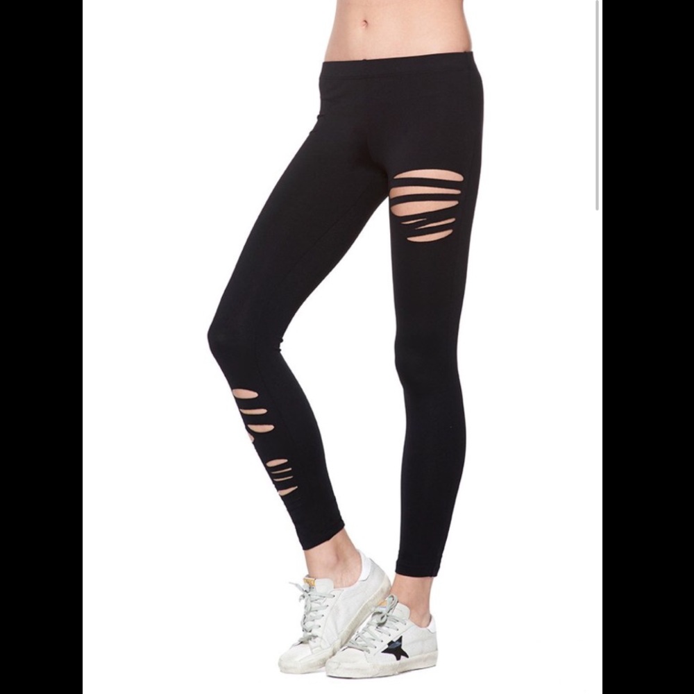 David Lerner Ripped Leggings