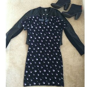 French Connection Floral T-shirt Dress
