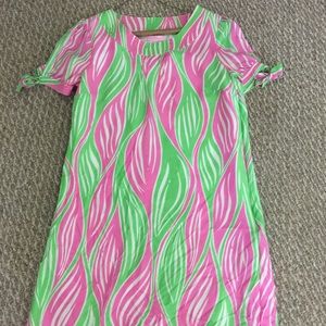 Lily Pulitzer printed dress . Used but no tear .