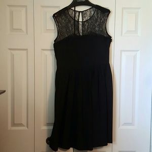 Calvin Klein Black Knee Length Dress 12