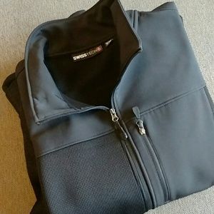 Black Swiss Weather Tech Jacket