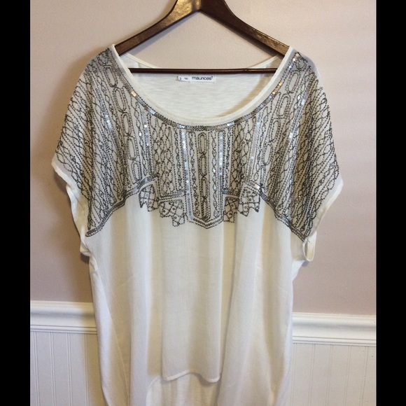 Maurices Tops - Embellished Top