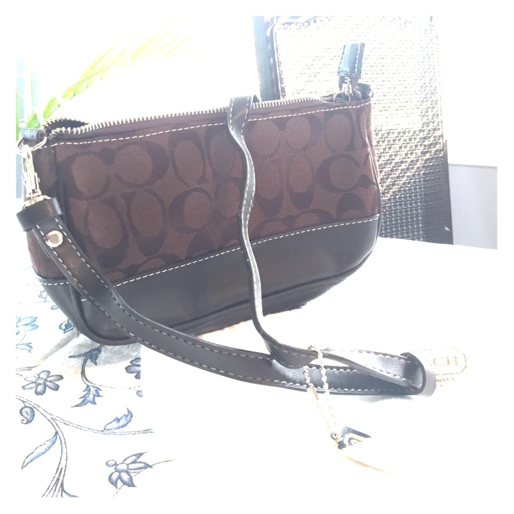 Coach small purse with strap