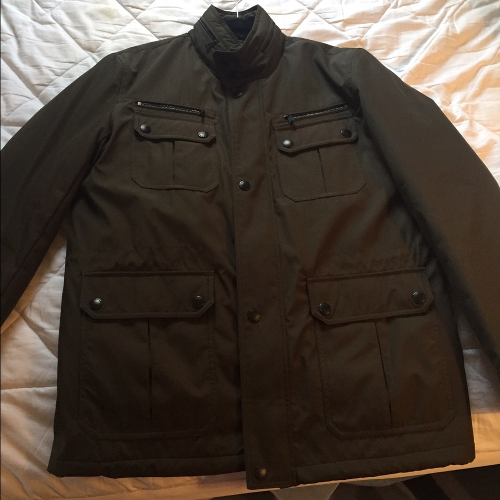 Michael Kors Field Coat - Olive Green