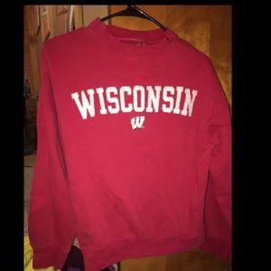 Wisconsin badgers crew neck