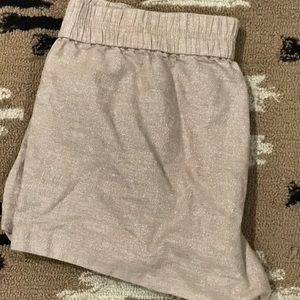 JCrew Boardwalk Shorts with metallic thread size 6
