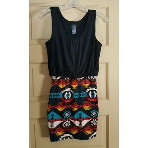 Aztec print dress