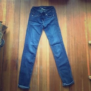 American Eagle dark wash skinny