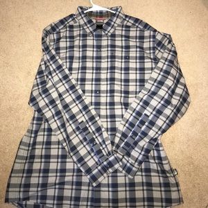 North face long sleeve button down