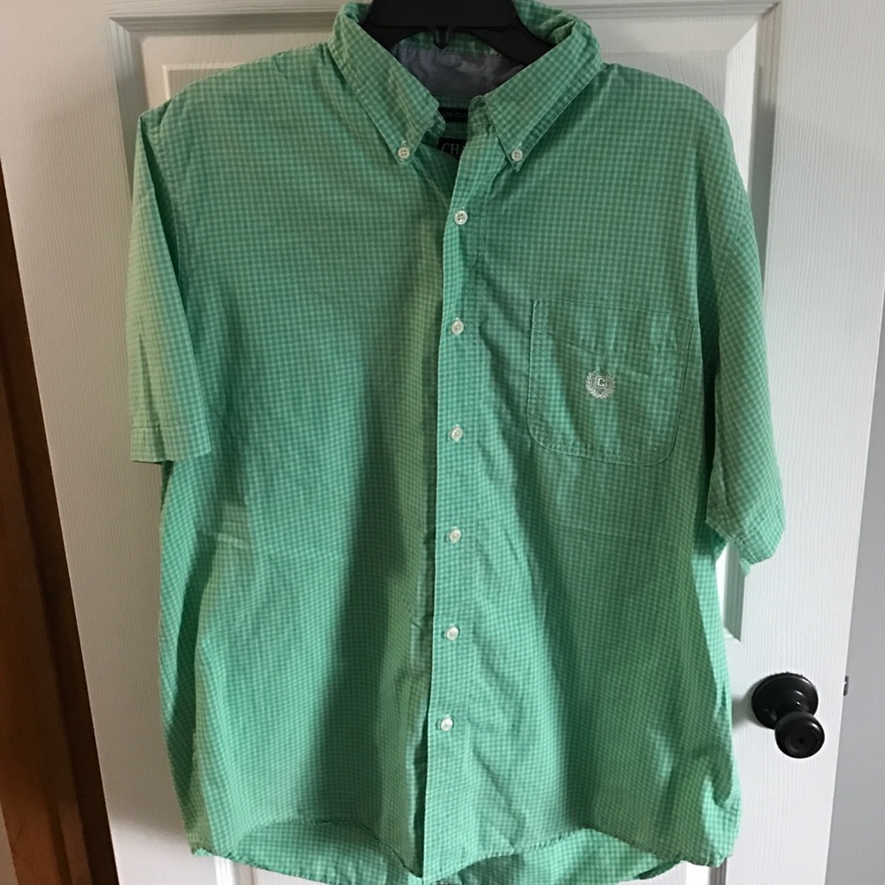 Men's short sleeve button down
