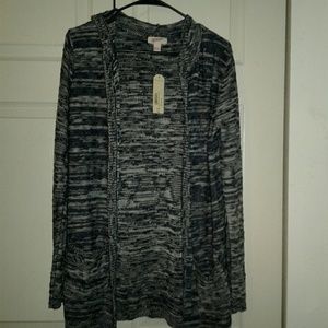 BNWT very nice cardigan with hood and pockets