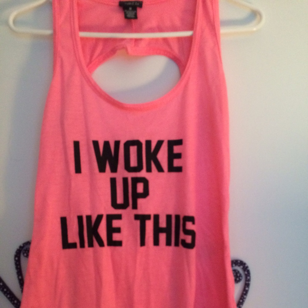 Pink tank top