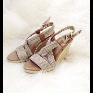 Banana Republic strappy wedges