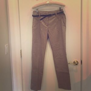 Zara khaki trouser w.belt! Super soft cozy pants!