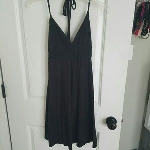 Black cotton dress
