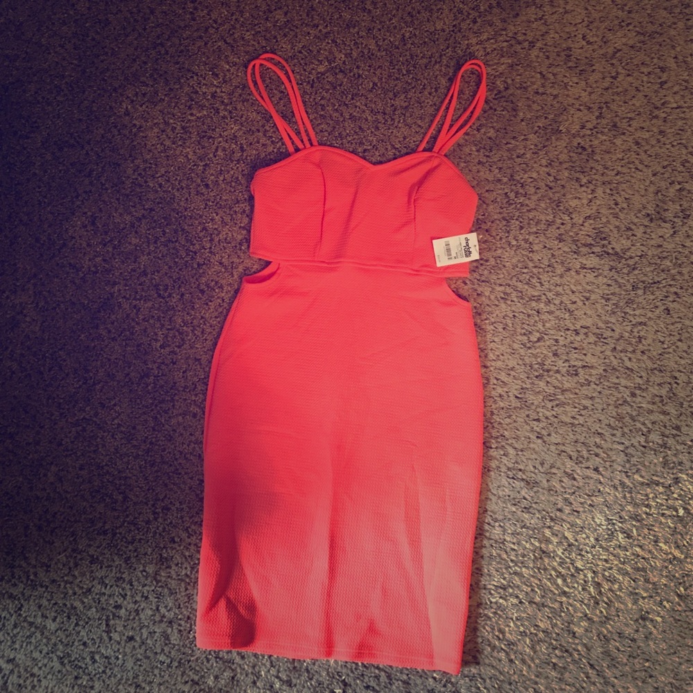 Charlotte Russe coral dress