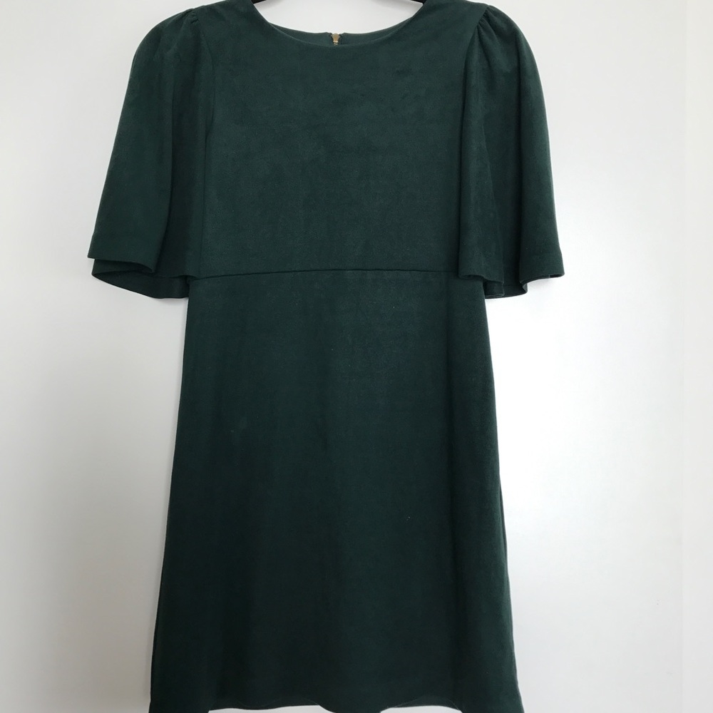 Zara Dark Forest Green Mini Dress
