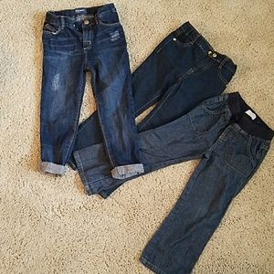 *SOLD*  Bundle girls navy blue jeans