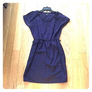 Blue patterned dress by Aqua