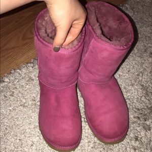 Pink UGGs boots