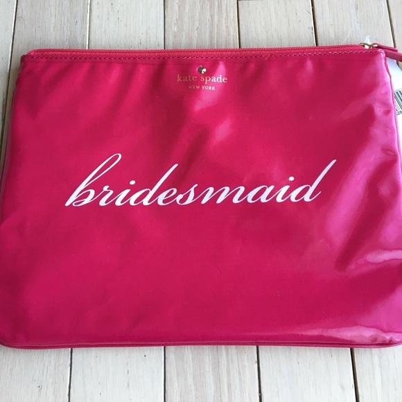 kate spade Handbags - LAST ONE!  NWT Kate Spade Bridesmaid Makeup Bag