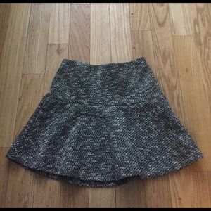 Tweed mini skirt