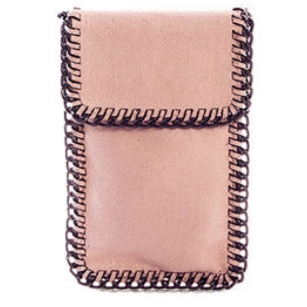 Vegan Cross-Body Cell Phone Purse ( light pink)