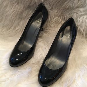 Stuart Weizmann Black Patent Leather Heels 6