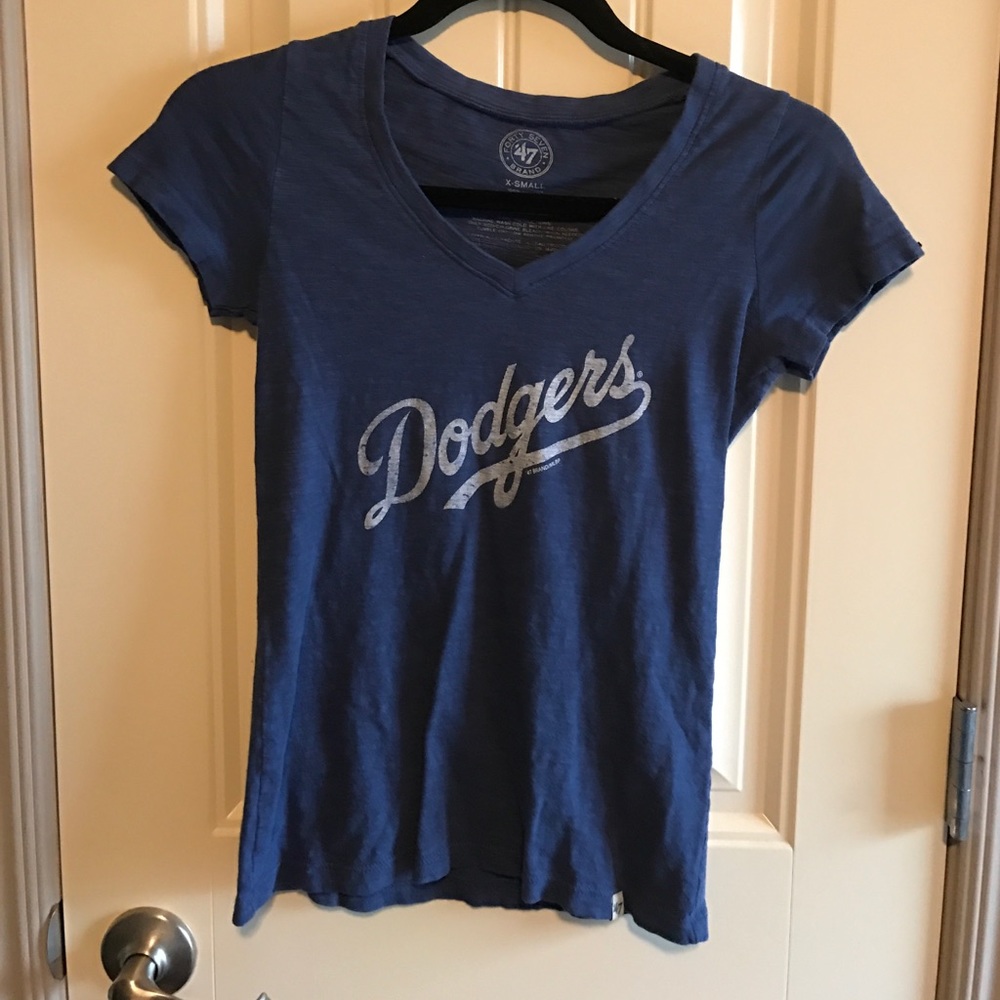 '47 brand dodgers Vneck