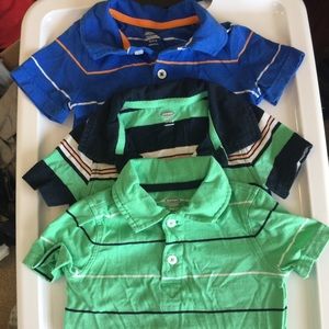Bundle (3) Old Navy striped jersey polos