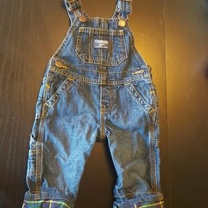 OshKosh Bgosh Baby Jean Overalls sz 6m