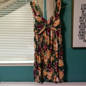 Floral print dress