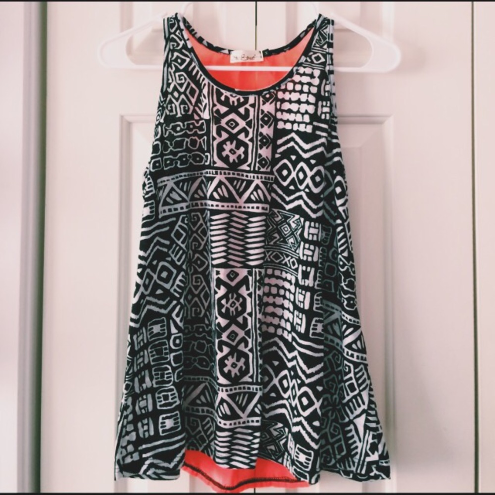 25th Street Tribal Print Tank