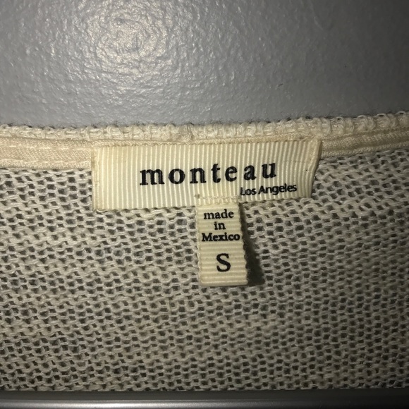 Off white sweater with lace fringe - Picture 2 of 2