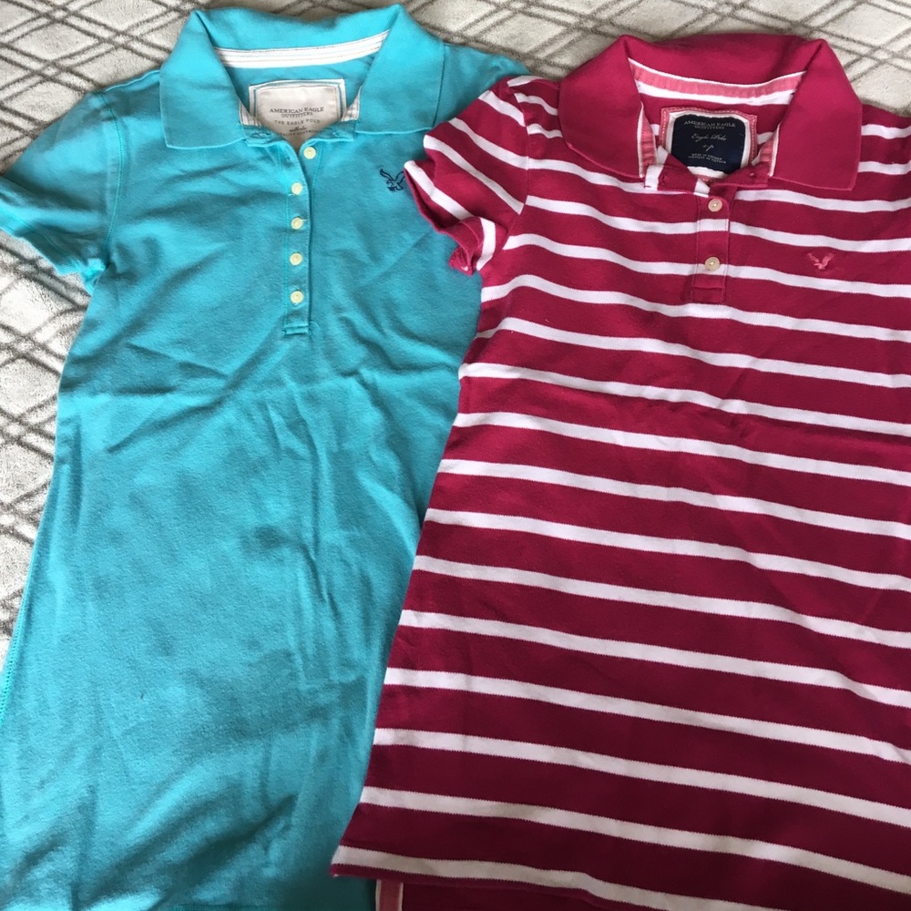 American eagle women's small polos