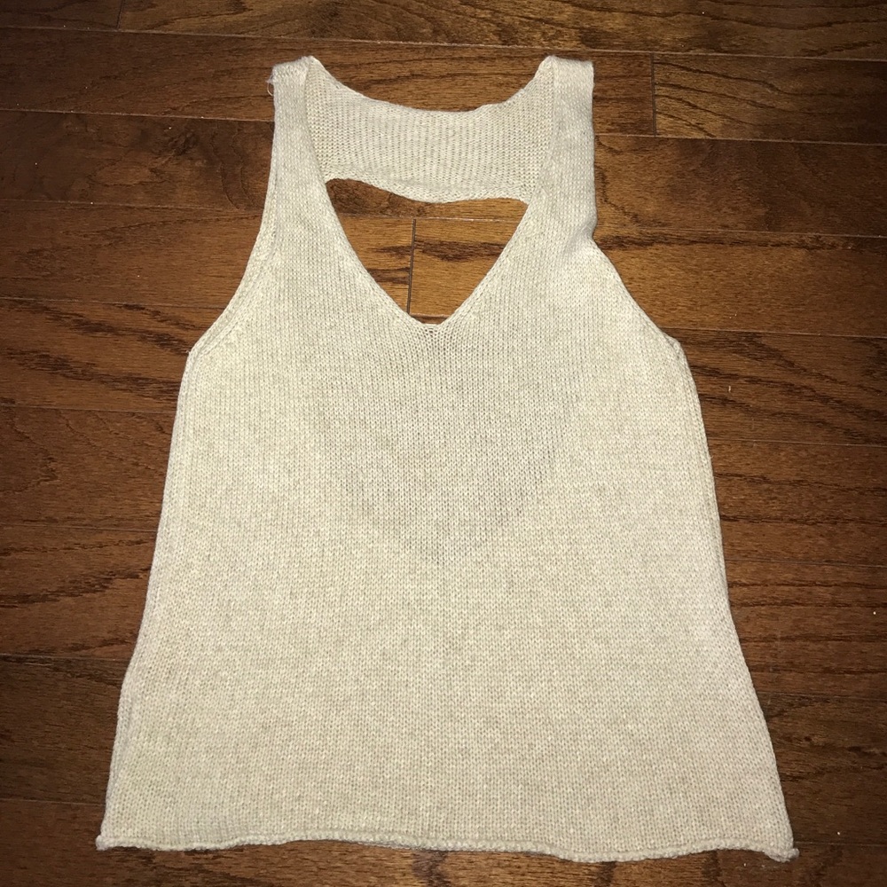 Brandy Melville tank top~ cutout heart in the back