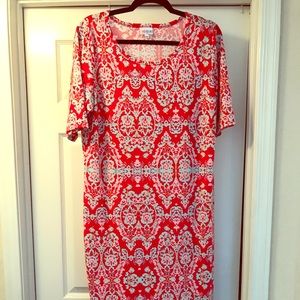 LulaRoe Julia Dress Rare Unicorn Print 2x