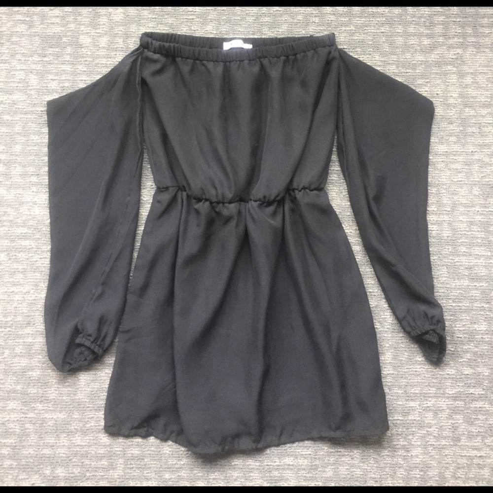 Black off-the-shoulder Dress