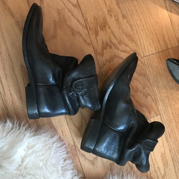 Isabel marant Jenny black leather - Picture 3 of 6