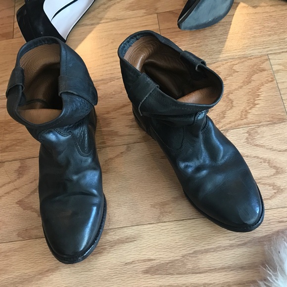 Isabel marant Jenny black leather - Picture 5 of 6