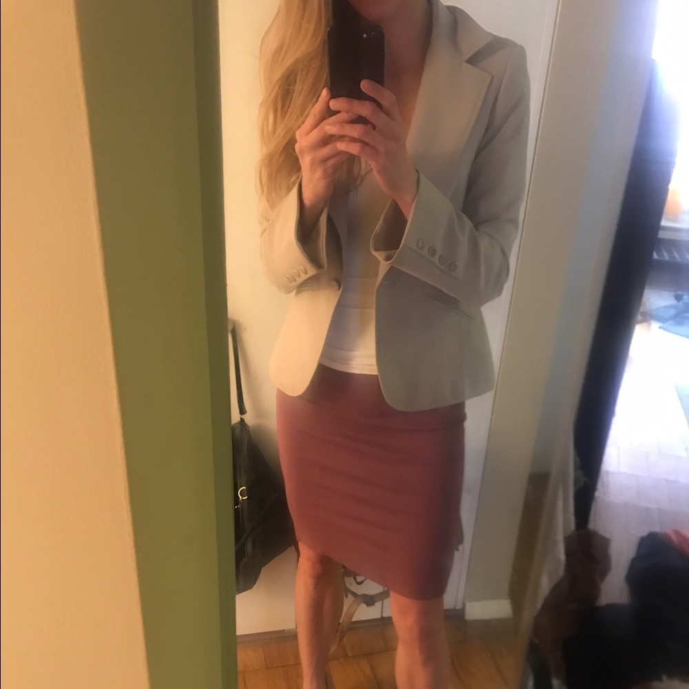 DONATING FRIDAY MNG Mango Khaki suit jacket